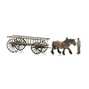 Hay wagon (empty) with figure