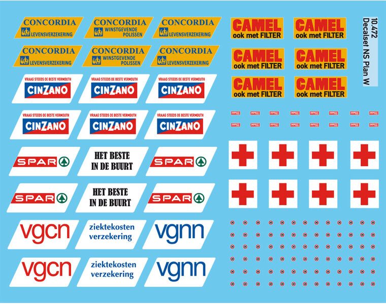 Decalbogen NS Plan W