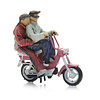 Gilera Citta moped with figures