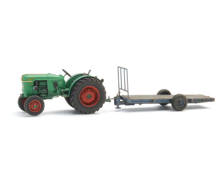 Deutz D30 Obstgartentraktor mit Anhänger