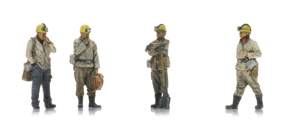 Miners at the end of the shift