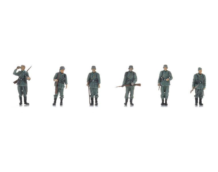 WM Infanterie wacht op vervoer