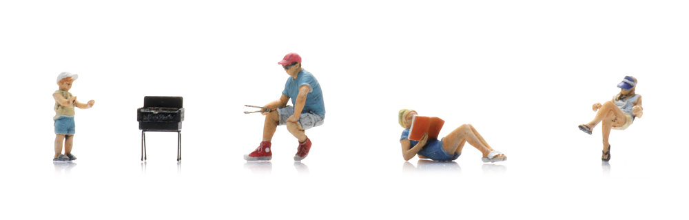 Camping-Glück: Grillen