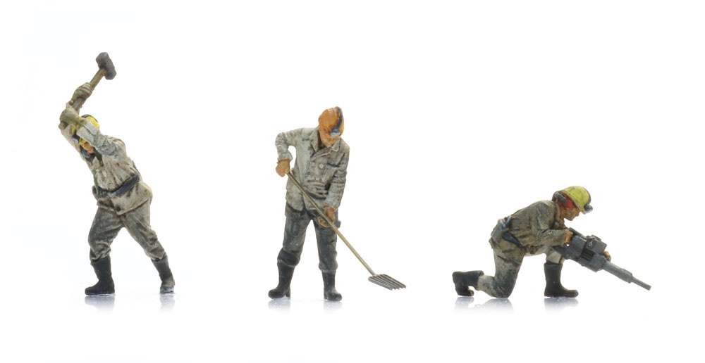 Mijnwerkers in de schacht jaren 80-90