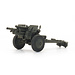 US M2A1 105 mm field howitzer getrokken