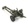 US M2A1 105 mm field howitzer getrokken