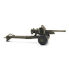 US M1 Field Gun 57 mm anti tank getrokken