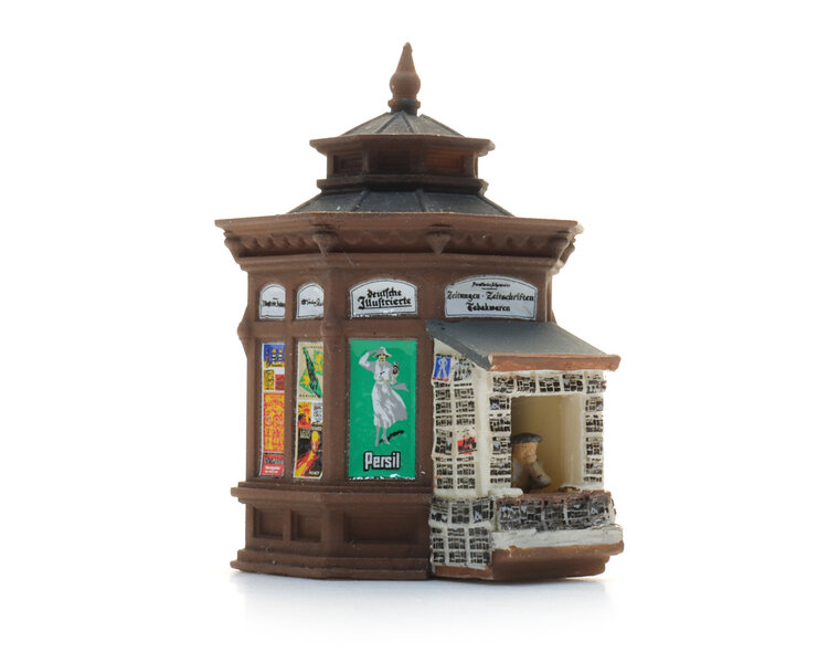 Klassieke krantenkiosk