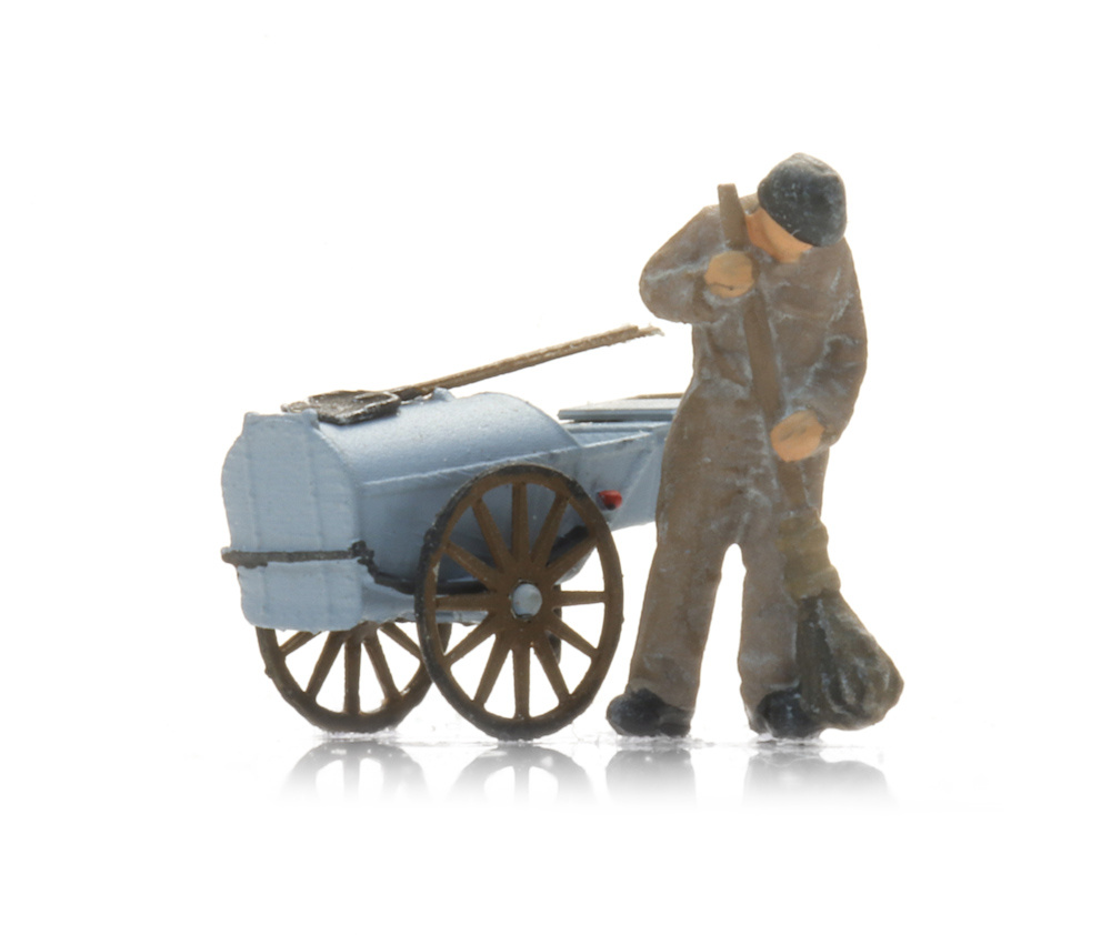 Streetsweeper with dustcart