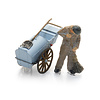 Streetsweeper with dustcart