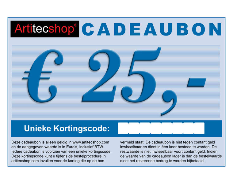Cadeaubon € 25