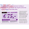 Geschenkgutschein € 75