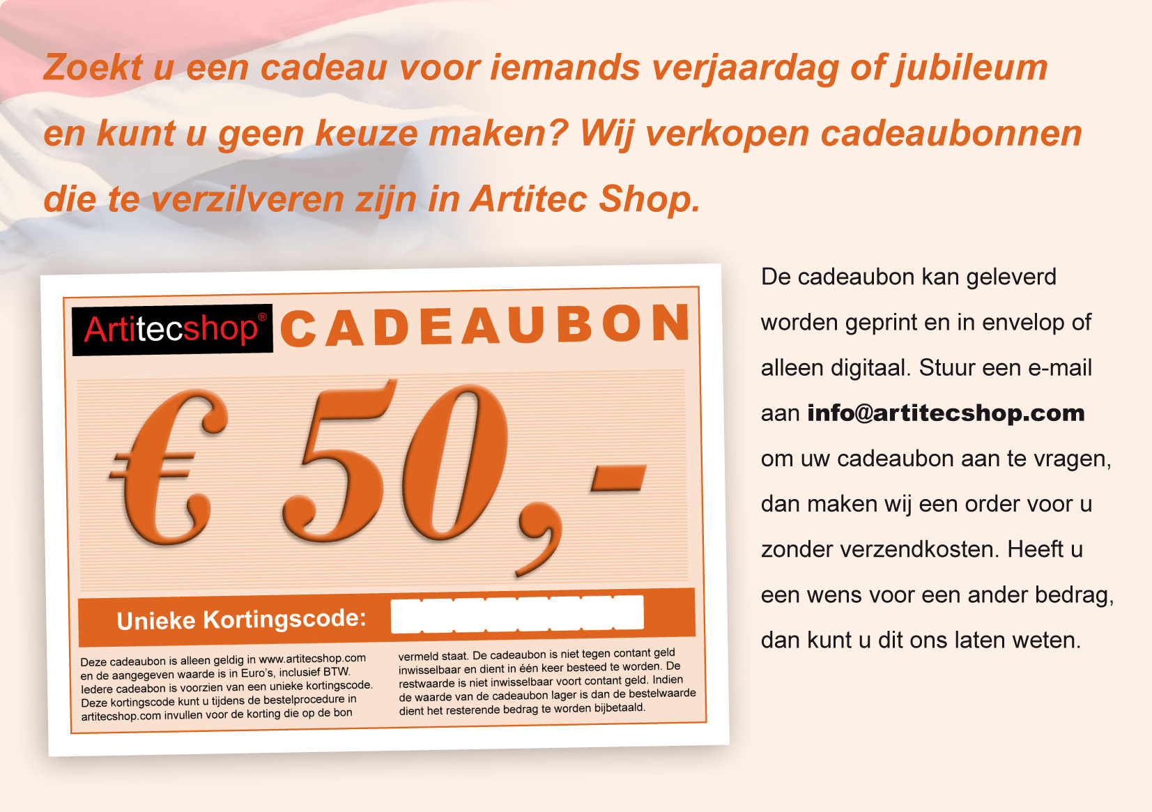 Gift Card € 50
