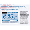 Artitecshop Geschenkgutschein € 25