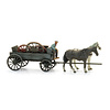 Flatcar with cargo