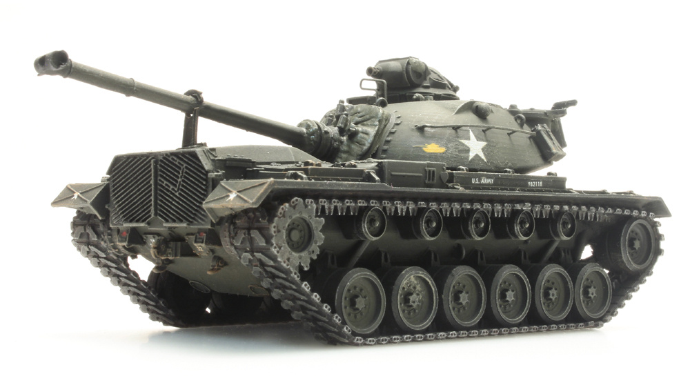 US Army M48 A2 train load