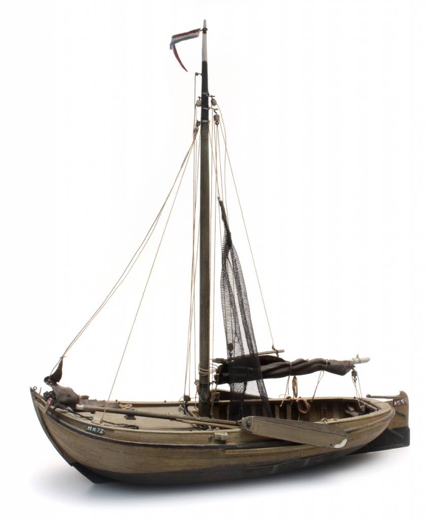 Traditional Zuiderzee fishing boat - resin kit - 1:87 - Artitecshop