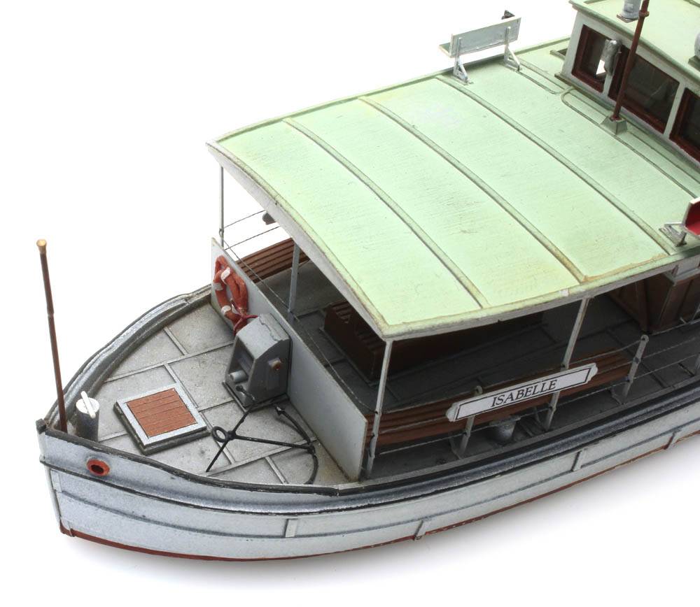 Fishing boats modern (2x), 1:87 resin ready made, painted - Artitecshop