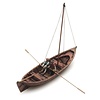 Rowboat + 2 figures, 15th century