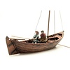 Ruderboot + 2 Figuren, 15. Jahrhundert