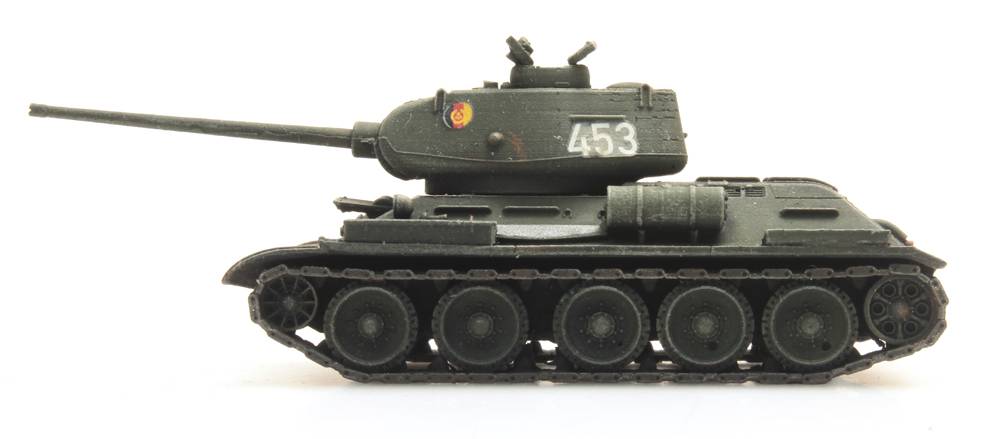 T34-85mm Gun Soviet Army/GDR, 1:120 kit - Artitecshop