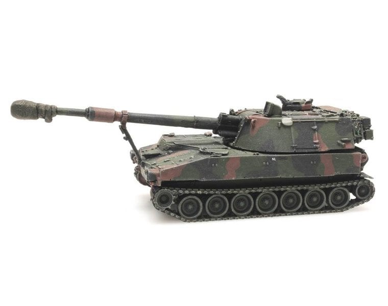 M109 A2 NAVO-camouflage treinlading