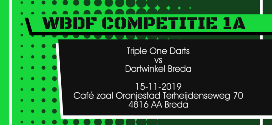 Team Triple One Darts vs Dartwinkel Breda