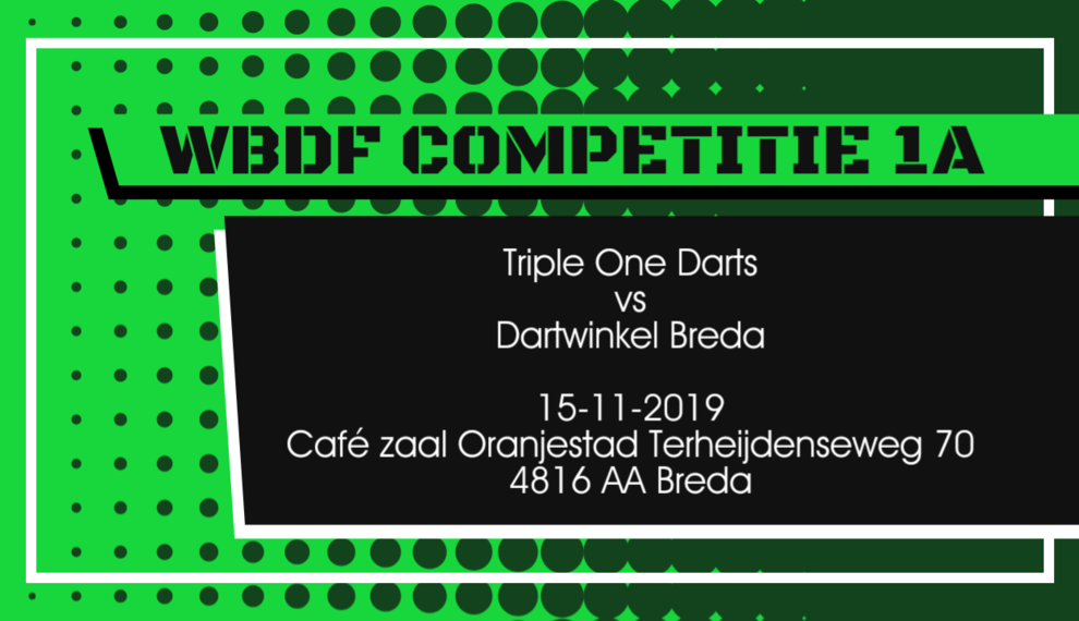 Team Triple One Darts vs Dartwinkel Breda
