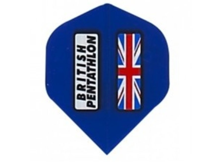 British pentathlon flight blauw