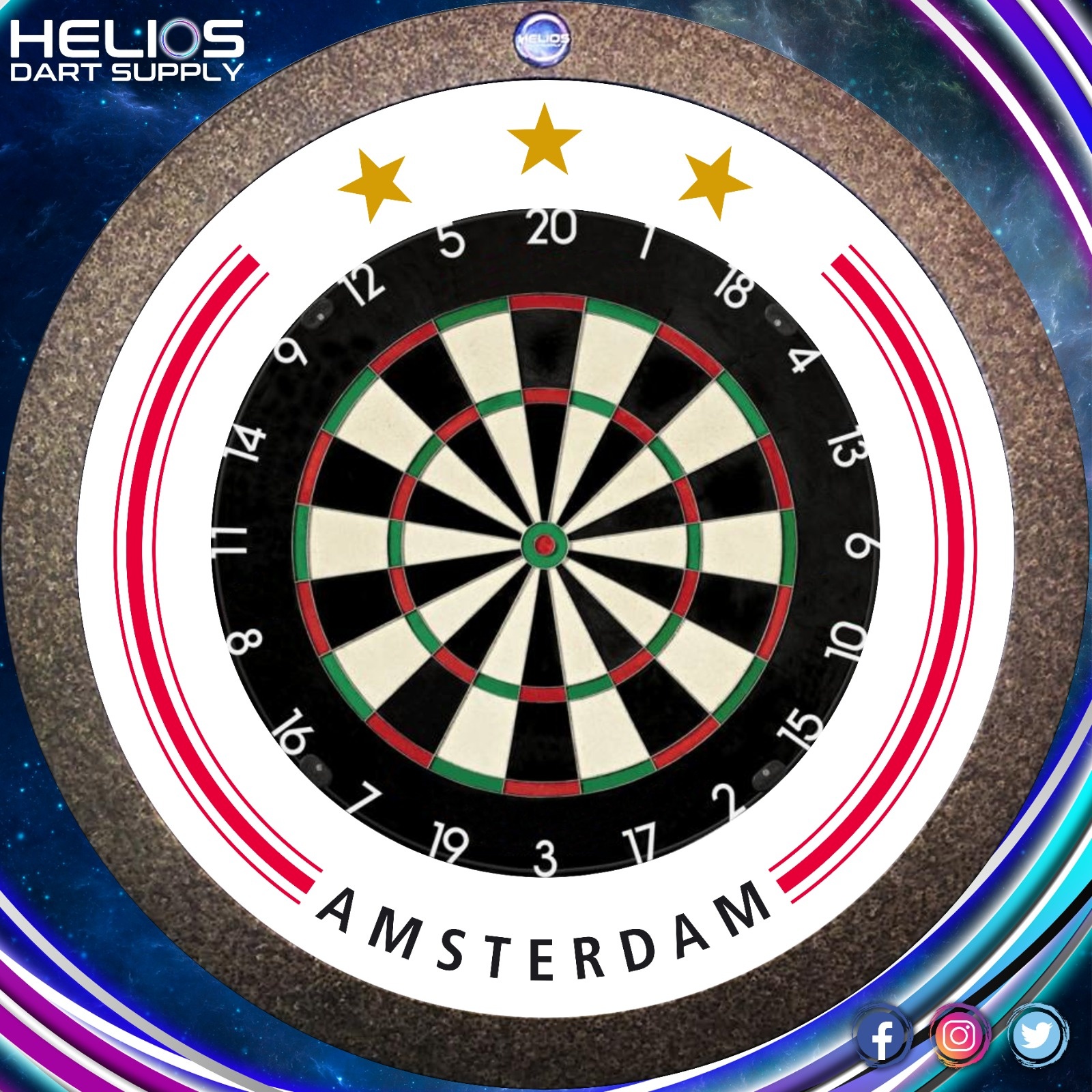 Led surroundring Amsterdam - Triple One Darts