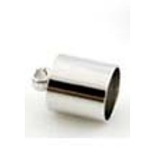snowfall Metalen kapje met oogje ± 11x7mm (gaten ± 6,5mm en ± 1,5mm)...