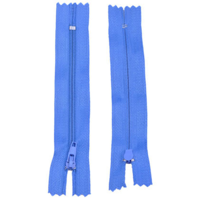 Kunststof rits, niet deelbaar ± 14,5x2,5cm