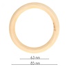 Houten ring 70 x 10 mm blank