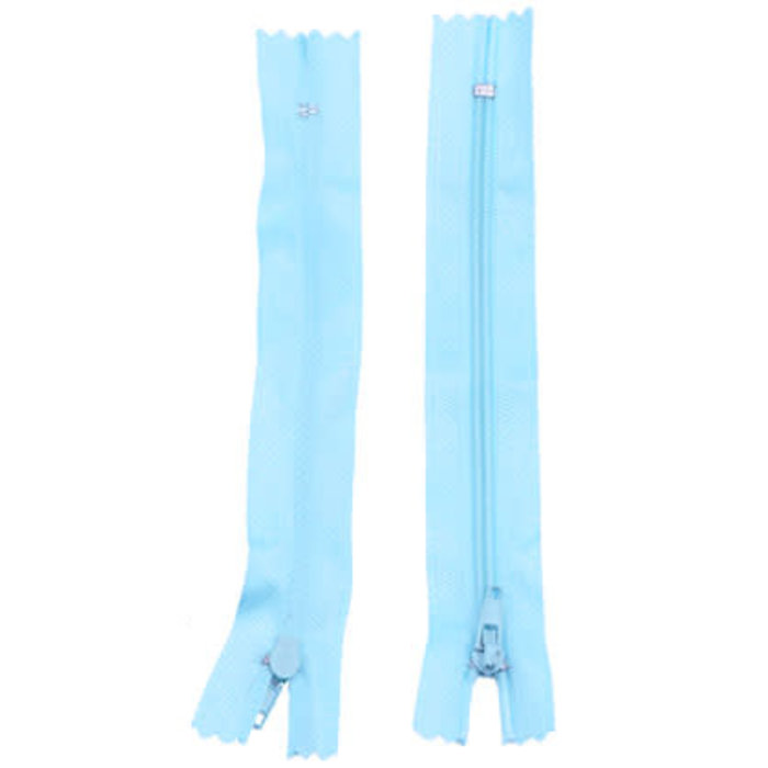 Kunststof rits, niet deelbaar ± 12x2,5cm