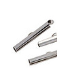 Metalen klemmetjes voor kettingen zilver ± 26x6mm (gat ± 3,5mm en oogje ± 1mm)