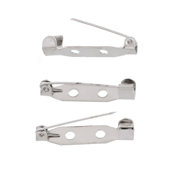 Metalen brochespeld 28x6mm