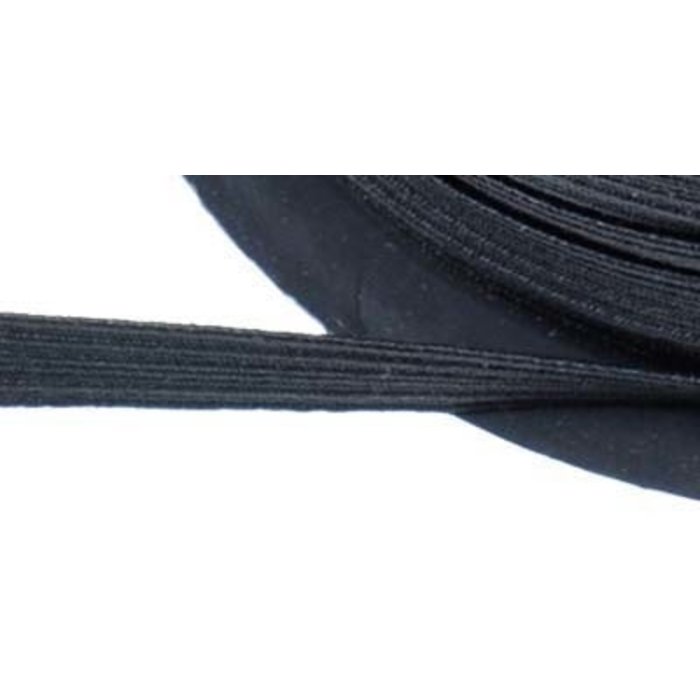 Elastiek zwart 8mm per meter