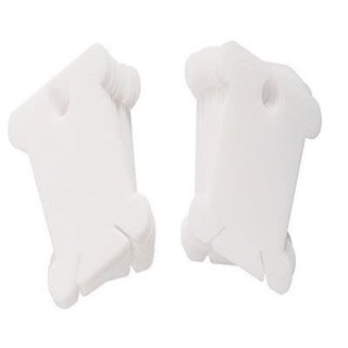 Wikkelkaartjes borduurgaren plastic (per 100st)