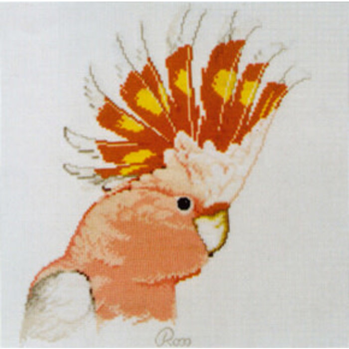 Borduurpatroon Major Mitchel Cockatoo