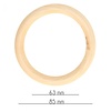 Houten ring 85mm (buitenmaat)