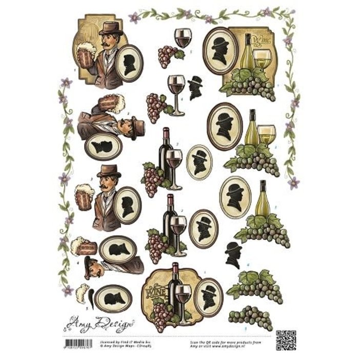 3D Knipvel - Amy Design - Vaderdag