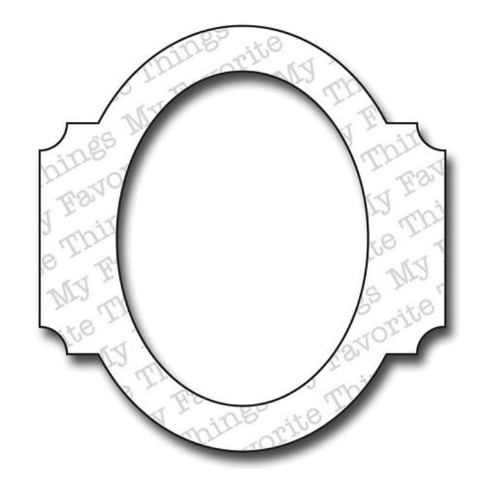 die-namics vintage cameo frame MFT-0106