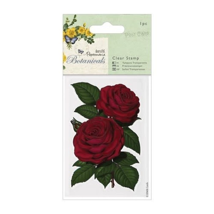 Papermania - Clearstamp - Botanicals - Red Rose