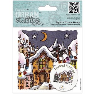 Urban stamps 4x4'' square night before christmas