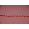 Zigzag band smal 4mm rood (per meter)