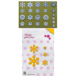 Snijmal shape dies folding flower 2