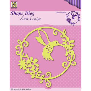 Snijmal shape Dies - Lene Design - Summer Hummingbird