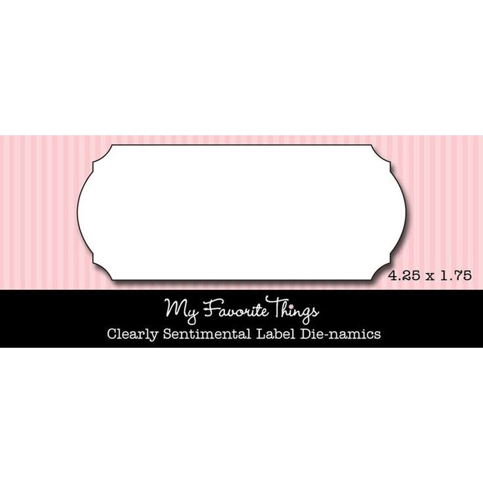 Snijmal die-namics clearly sentimental label