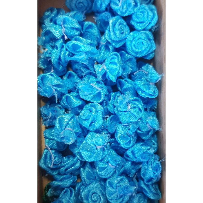 Stoffen roosjes (per stuk)