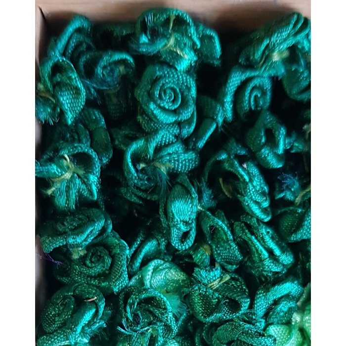 Stoffen roosjes (per stuk)